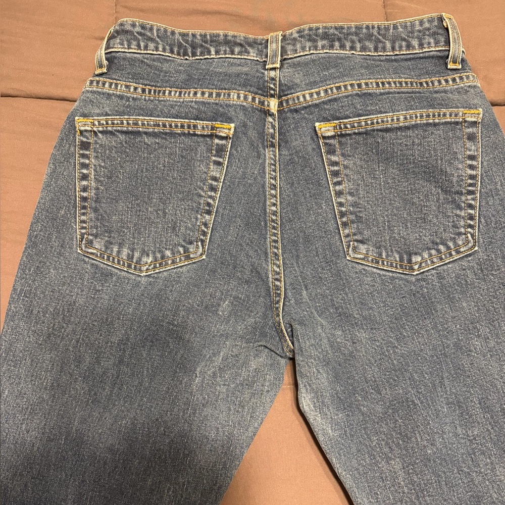 GAP Women's Dark Blue Straight Leg Jeans - Picture 5 of 5